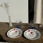 Glass - Set of 4 blue orangeade glasses H14 - OFFICE OBJETS