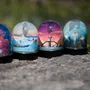 Accessoires de déco extérieure - Boule à paillette Michel Bellepêche - LES RITOURNAILES