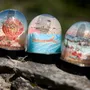 Accessoires de déco extérieure - Boule à paillettes Dan Summer - LES RITOURNAILES