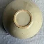 Platter and bowls - Large salad bowl in speckled beige with ochre frieze H14 D25 - OFFICE OBJETS