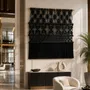 Tapestries - Black Handcrafted Macramé Wall Hanging - NŒULUXE