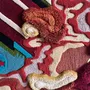 Contemporary carpets - Contemporary wall tapestry — Unique piece — Vernaculario I - ATELIER SAGRADO