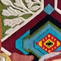 Contemporary carpets - Contemporary wall tapestry — Unique piece — Vernaculario I - ATELIER SAGRADO