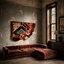 Contemporary carpets - Contemporary wall tapestry — Unique piece — Vernaculario I - ATELIER SAGRADO