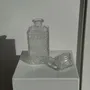 Carafes - H23 L9 vintage diamond-tipped glass whiskey carafe - OFFICE OBJETS