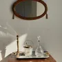 Carafes - Carafe vintage panse ronde en verre moulé à bouchon de liège H27 - OFFICE OBJETS