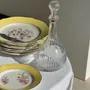 Carafes - Carafe vintage panse ronde en verre moulé à bouchon de liège H27 - OFFICE OBJETS