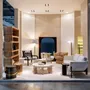 Lounge chairs for hospitalities & contracts - Ginga Lounge Leather Armchair in Black Solid sandbrushed Oak, Portugal - DUISTT