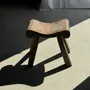 Stools - Ancient teak quadripod stool from Indonesia H 50 L 52 - OFFICE OBJETS