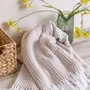 Throw blankets - Cotton Throw Amanda - LANAVITTA