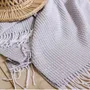 Throw blankets - Cotton Throw Amanda - LANAVITTA
