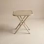 Coffee tables - Garda Folding Rattan Side Table - LO-FI HOUSE