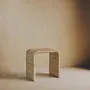 Coffee tables - Flax Natural Rattan Side Table / Stool - LO-FI HOUSE