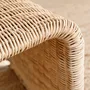 Coffee tables - Flax Natural Rattan Side Table / Stool - LO-FI HOUSE
