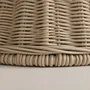 Coffee tables - Plissé Marble & Rattan Coffee Table - LO-FI HOUSE