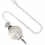 Bijoux - Pendule sphère Cristal de Roche 4cm - ARABESK