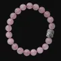 Bracelets - Bracelet Quartz rose & Bouddha perles 8mm - ARABESK
