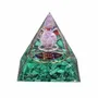 Decorative objects - Amethyst & Malachite Orgonite Pyramid – Metatron Base - ARABESK