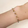 Bracelets - Bracelet Énergie en Labradorite AA – Perles Dorées - ARABESK