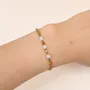 Bracelets - Bracelet Chance en Pierre de Lune Blanche AA – Perles Carrées Facettées - ARABESK