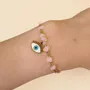 Bracelets - Protection Bracelet, Grade-A Rose Quartz – Evil Eye - ARABESK