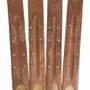 Bougeoirs et photophores  - Porte encens bois ski Soleil x10 - ARABESK