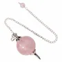 Pendule Sphère Quartz Rose 4cm - ARABESK