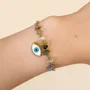 Bracelets - Bracelet Protection en Tourmaline Multicolore A – Mauvais Œil - ARABESK
