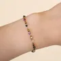 Bracelets - Energy Bracelet, Multicolor Tourmaline – Gold-Tone Beads - ARABESK