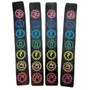 Candlesticks and candle holders - Wooden Ski-Shaped Incense Holder, 7 Chakras, Pack of 10 - ARABESK
