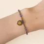 Bracelets - Bracelet Protection en Améthyste A+ – Œil Protecteur - ARABESK
