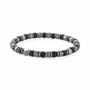 Bracelets - Lava Stone & Hematite Bracelet A, 6mm Beads - ARABESK