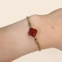 Bracelets - Lucky Bracelet, Carnelian – Clover - ARABESK