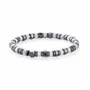 Bracelets - Howlite & Hematite A Bracelet, 6mm Beads - ARABESK