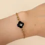 Bracelets - Onyx A Luck Bracelet – Clover - ARABESK