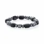 Bracelets - Black Obsidian & Hematite A Bracelet, 8mm Beads - ARABESK