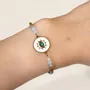 Bracelets - Aquamarine AA Protection Bracelet – Protective Eye Medallion - ARABESK