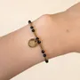 Bracelets - Bracelet Protection en Spinelle Noir A – Œil Protecteur - ARABESK