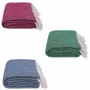 Throw blankets - Cotton Throw Prado - LANAVITTA