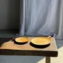 Assiettes de réception - Set de 2 coupelles de service en teck d'Indonésie D14 &D25 - OFFICE OBJETS