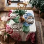 Table cloths - 100% linen tablecloth HYDRANGEA 140x250cm - NORRAVILLA