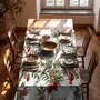 Table cloths - 100% linen tablecloth POMEGRANATE 140x250cm - NORRAVILLA