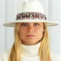 Hats - Chapeau feutre bord large GALON ETHNIC - TRAVAUX EN COURS...