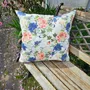 Comforters and pillows - 100% Linen Pillowcase - Floral print on heavy linen - NORRAVILLA