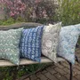 Comforters and pillows - 100% Linen Pillowcase - William Morris Wandle - NORRAVILLA