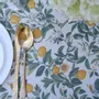 Nappes - Nappe 100 % lin - Imprimé citron italien sur lin épais - NORRAVILLA