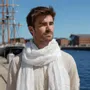 Scarves - Unisex Linen Scarf — 100% Natural Linen Unisex - 20 colors available - NORRAVILLA