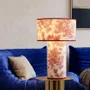 Lampes à poser - Lampe OCTAVEO en toile de Jouy - CÔTE OUEST DÉCO - PRO