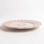Everyday plates - Scalloped Floral Dinner Plate | Hand-crafted Ceramic |10.5 Inch - CASA AMAROSA
