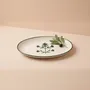Everyday plates - Floral Oval Platter | Hand-crafted Ceramic | 14x7 - CASA AMAROSA